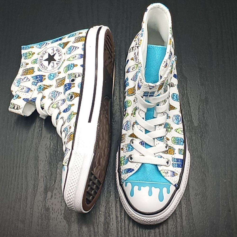 Little Kid Chuck Taylor All Star 🌟 Easy-On Frozen Treats Sneakers Shoes Size 3